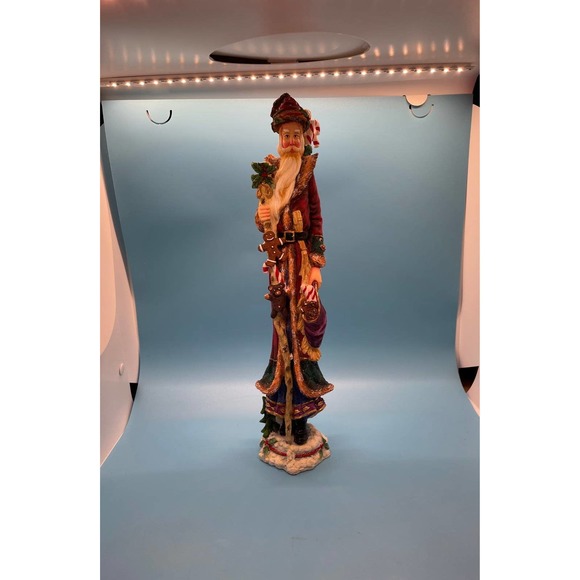 Lenox porcelian Chris Kringle tall figurine - Picture 1 of 9